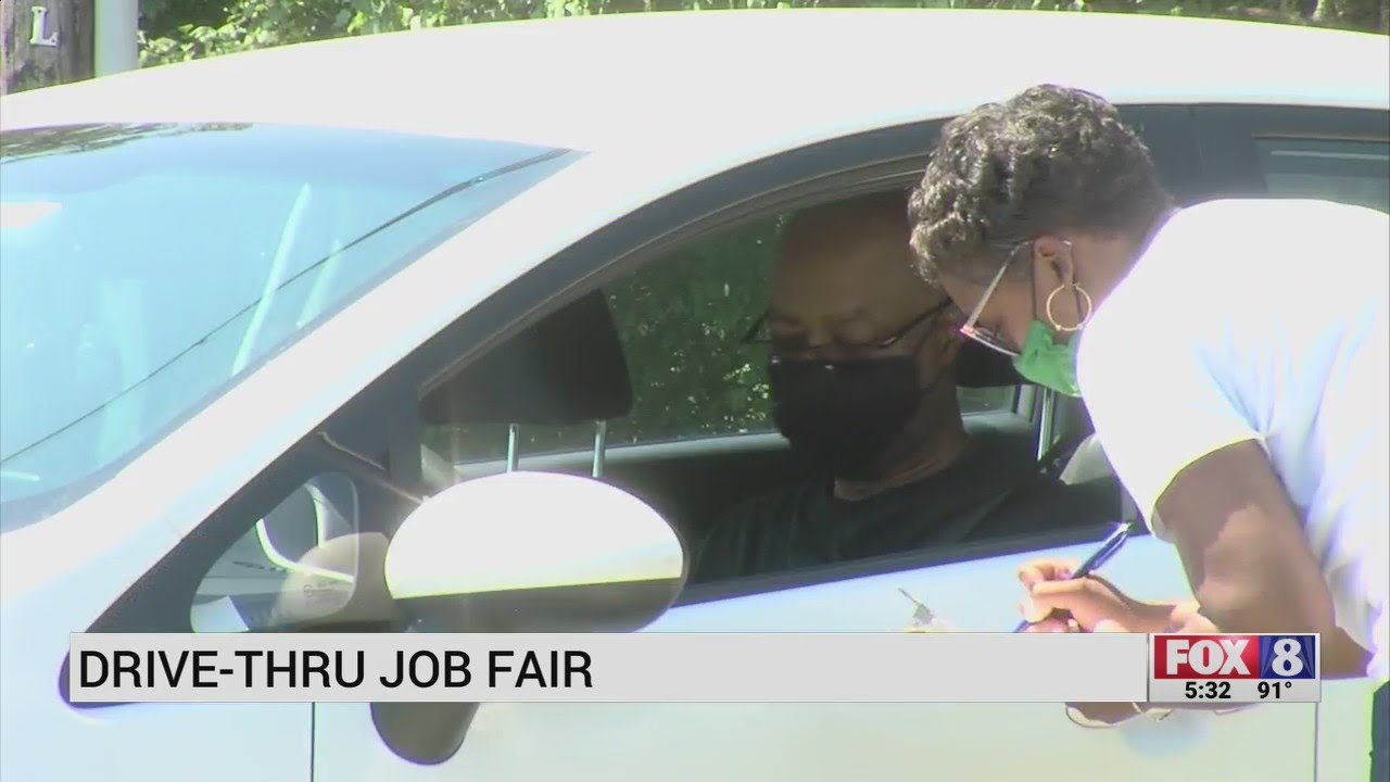 Greensboro staffing company holds drivethrough job fair YouTube