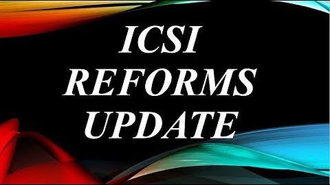ICSI Reforms Update| One day gap between exams | Reply received from ICSI|