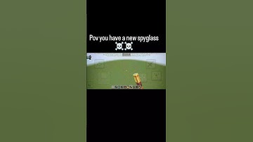 pov you have a new spyglass ☠️☠️ #minecraft #new