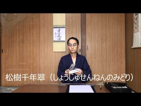 田村季山先生による禅語解説と範書 松樹千年翠 Youtube