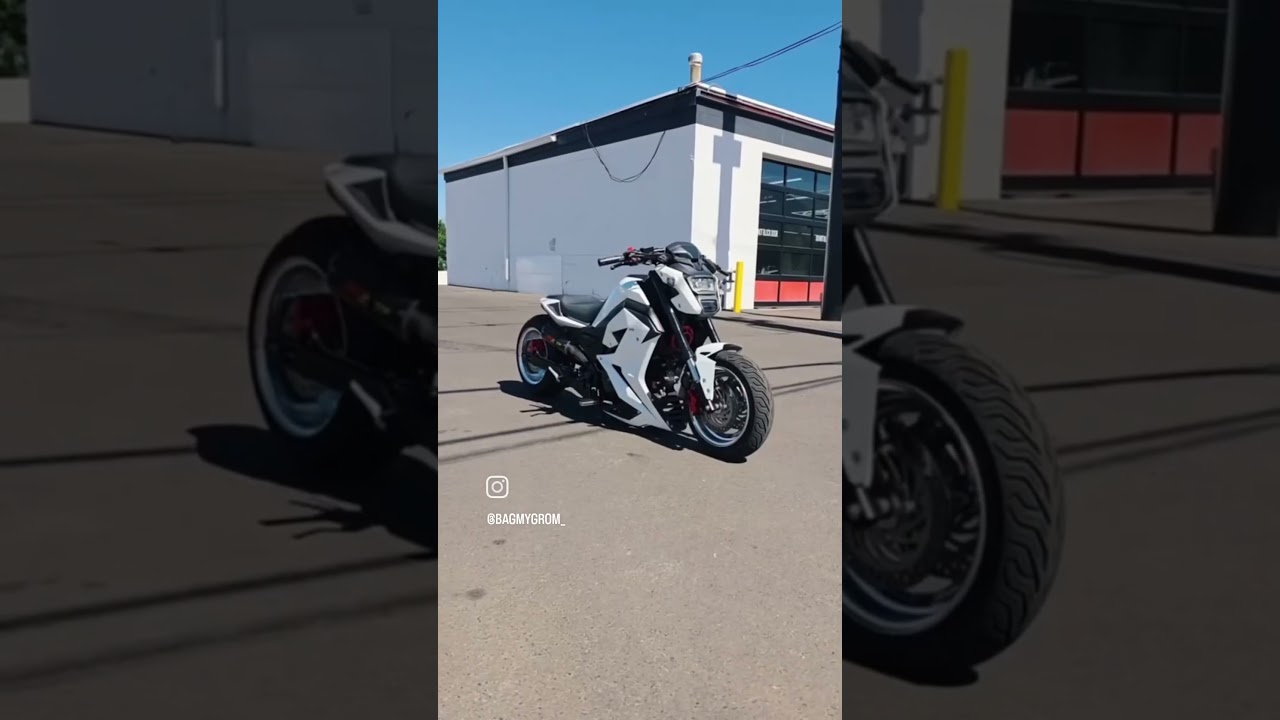 bag kits- mangumelite.com real-world perfection. Carson’s white Grom — reat imagination  to  reality