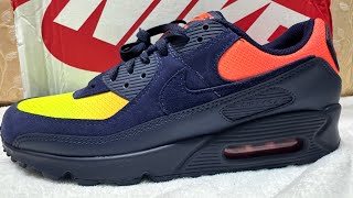 Nike Men's Air Max 90 Shoes - Lemon Venom (UNBOXING)