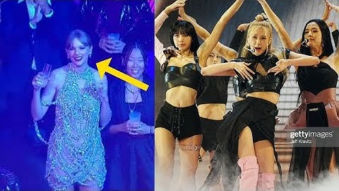 TAYLOR SWIFT Reaction to BLACKPINK Performs 