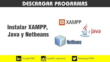 Instalar XAMPP, Java, Netbeans