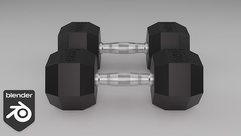 How to Make Dumbbell Weights in Blender