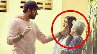 Abhishek Bachchan WIPES Aishwarya Rai Bachchan Tears On The Streets Of Mumbai