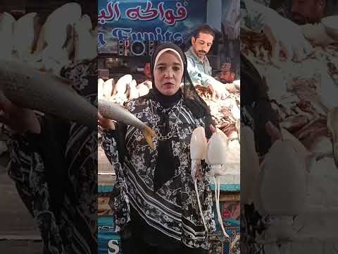 يالا تعالوا معايا سوق السمك الجديد ببورسعيد علشان نتعرف على أنواع السمك مع الشيف مها محمود 