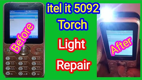 itel it 5092 Torch Light Problem || टॉर्च लाइट  कैसे ठीक करें || How To Repair Torch Light Itel 5092