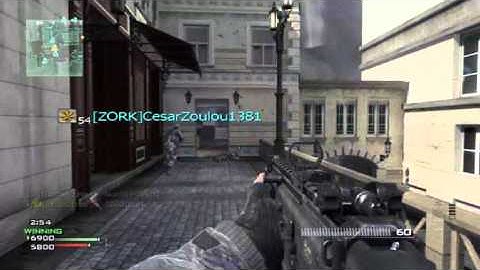 MW3 Random Throwing Knife kill on Lockdown
