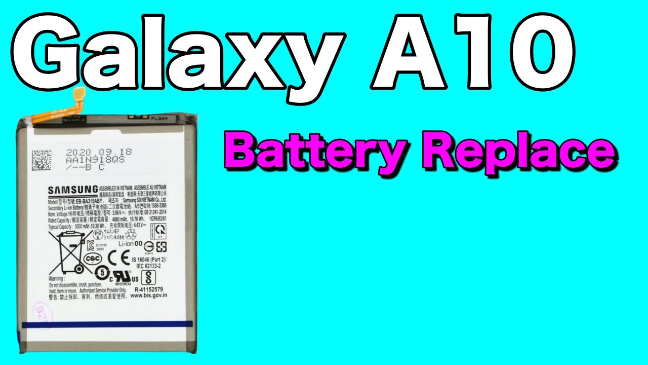 Samsung A10 🔋 Battery replacement YouTube