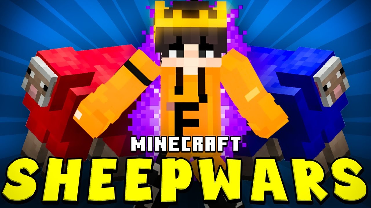 Dominating Sheep Wars ft. The Gang | Minecraft Sheep Wars