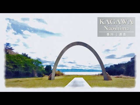 【4K Japan】Walking in Art Island Naoshima / Search for hidden art in outdoor exhibits ✨