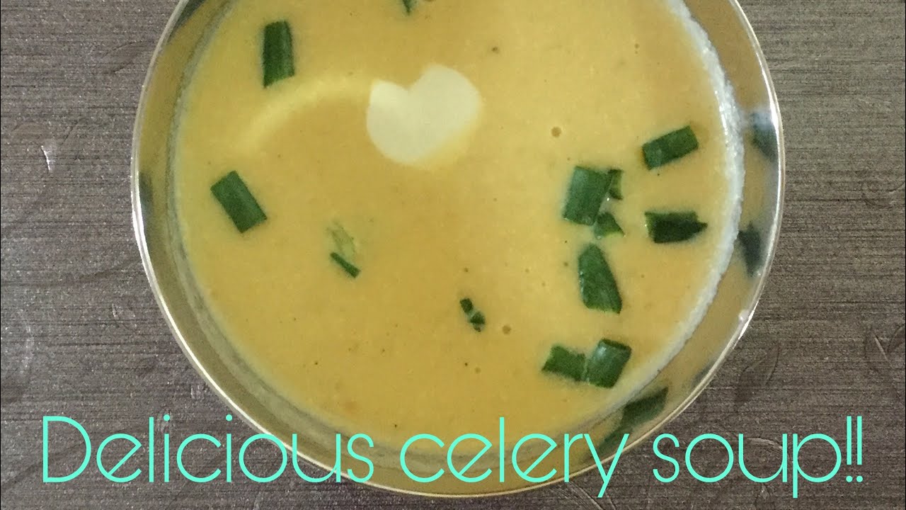Delicious celery soup! YouTube