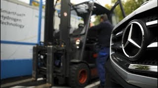 Логистика в Mercedes Benz: погрузчик Linde на водородных топливных элементах