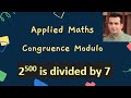 Applied Maths | Class 12 | Numbers and Quantification | Congruence Modulo