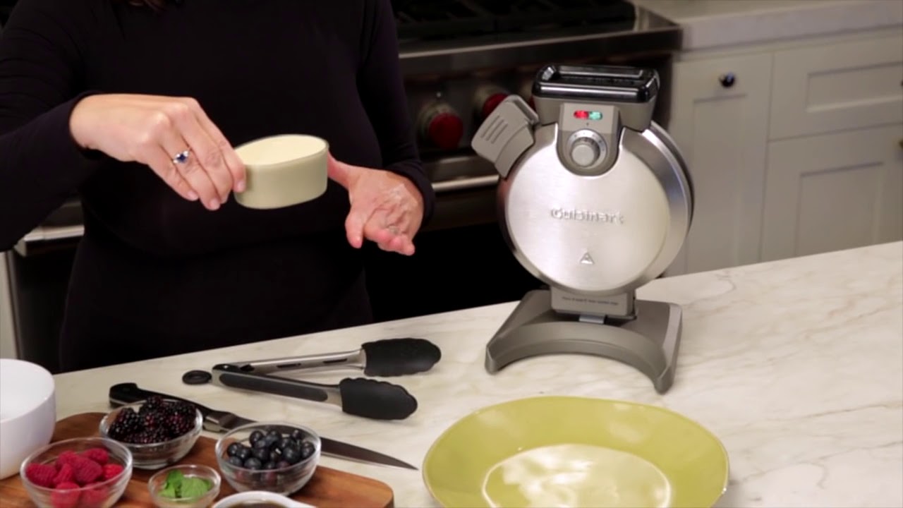 Cuisinart Vertical Waffle Maker WAF V100 Demo Videoyoutube com YouTube