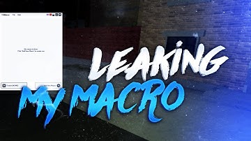 Leaking my Macro Settings