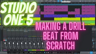 Making a Drill beat in Studio One