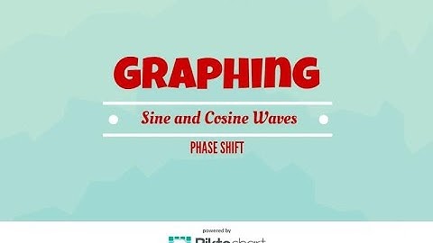How To Graph Sine and Cosine waves with phase shift