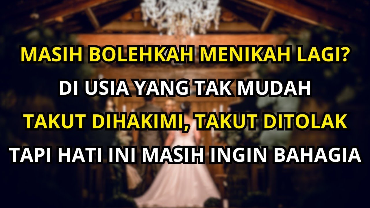 Bolehkah Janda/Duda Menikah di Usia Tua? Jawaban Bijak untuk Lansia yang Ingin Menikah Lagi