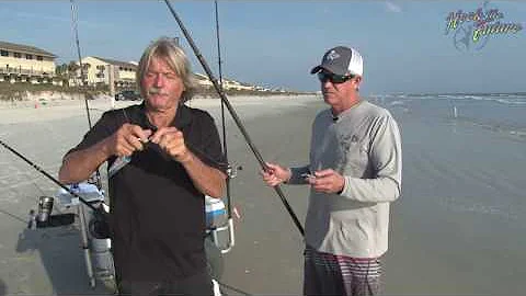 How to set up rig for surf fishing