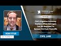 Civil Litigation Attorney Explains What Damages Can Be Awarded To Kansas Civil Suit Plaintiffs