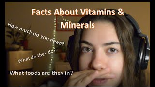 ASMR | Over-Explaining Vitamins & Minerals | Up Close Whisper Ramble screenshot 1