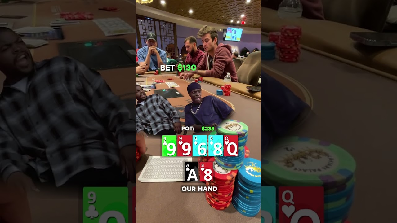 We bluffed our opponent before and now he wants revenge! #poker #gambling #casino #gamble