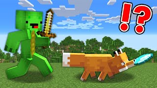 JJ VS Mikey Speedrunner VS Hunter But You Shapeshift Every Minute Funny Minecraft Challenge (Maizen)