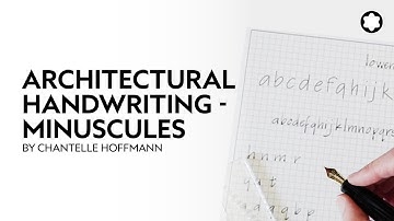 Architectural Handwriting - Minuscule by Chantelle Hoffmann​