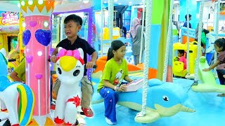 Belanja Bulanan Bersama, Memang Seru, Sambil Bermain Di Playground Indoor Swalayan