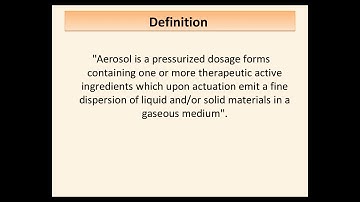 Aerosol - part 1 by Dr Hiral Shah