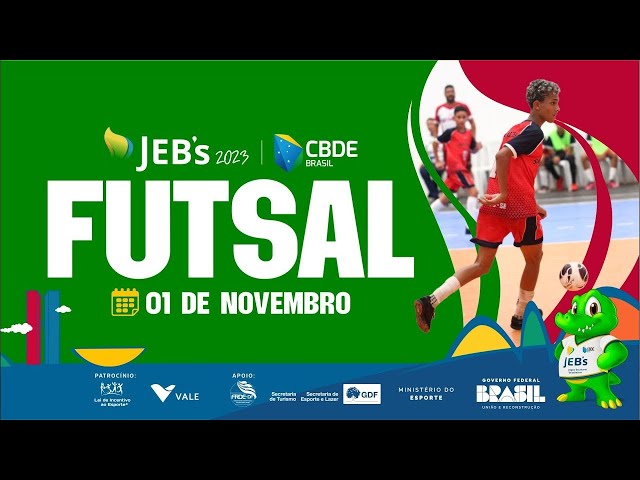 JEB's /2023. Futsal Masculino. MG x AM 