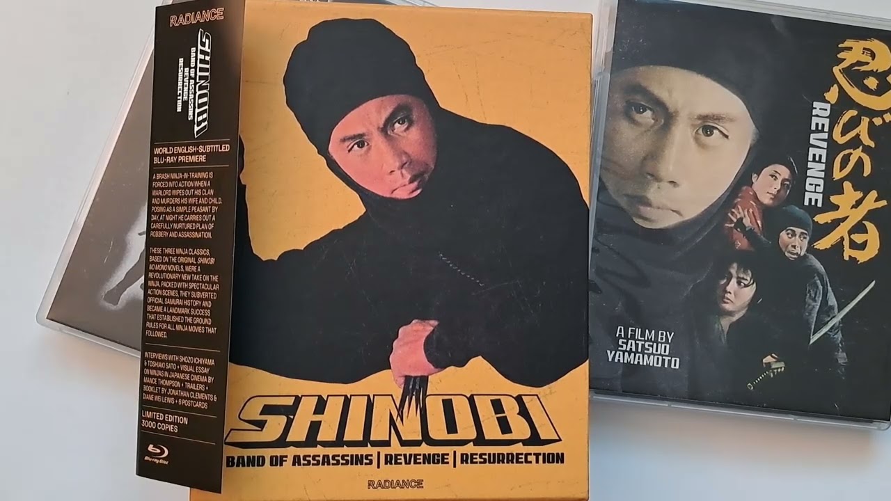 SHINOBI Blu-Ray Box Set - 60s Ninja Movies - YouTube