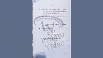 VUG (1)--M(2) Algebra//maths honours//previous year question papers//VBU Hazaribag//2018-21