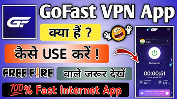 How To Use GoFast VPN App || GoFast VPN App Kaise Use Kare || GoFast VPN App ||