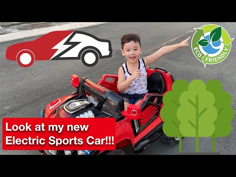 toy-review:-playing-with-my-electric-sports-car!-|-electric-cars-for-kids