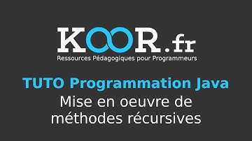 TUTO Java : Mise en oeuvre de méthodes récursives