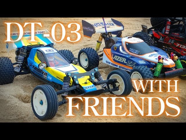 034 TAMIYA DT-03 WITH FRIENDS (LAZER-ZX/M10DB/TWIN DETONATOR