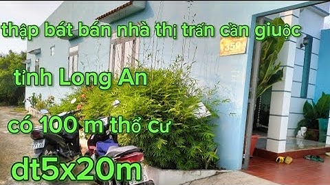 MS 1865♥️ nhà đã bán)bán nhà thị trấn cần giuộc tỉnh Long An dt5x20m chỉ có1tỷ 800 triệu#0386725208#