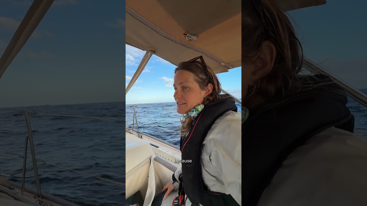 ⁣Norwegian girl sails solo across the Atlantic - day 16