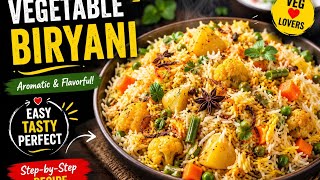 Vegetable Biryani | Indian Style | Lunch &amp; Dinner | Tasty &amp; yummy Biryani #vegetablebiryani #MusicAd