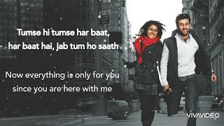 Video thumbnail of "Tumse Hi Tumse Lyrics Translation | Anjaana Anjaani | Ranbir Kapoor, Priyanka Chopra"