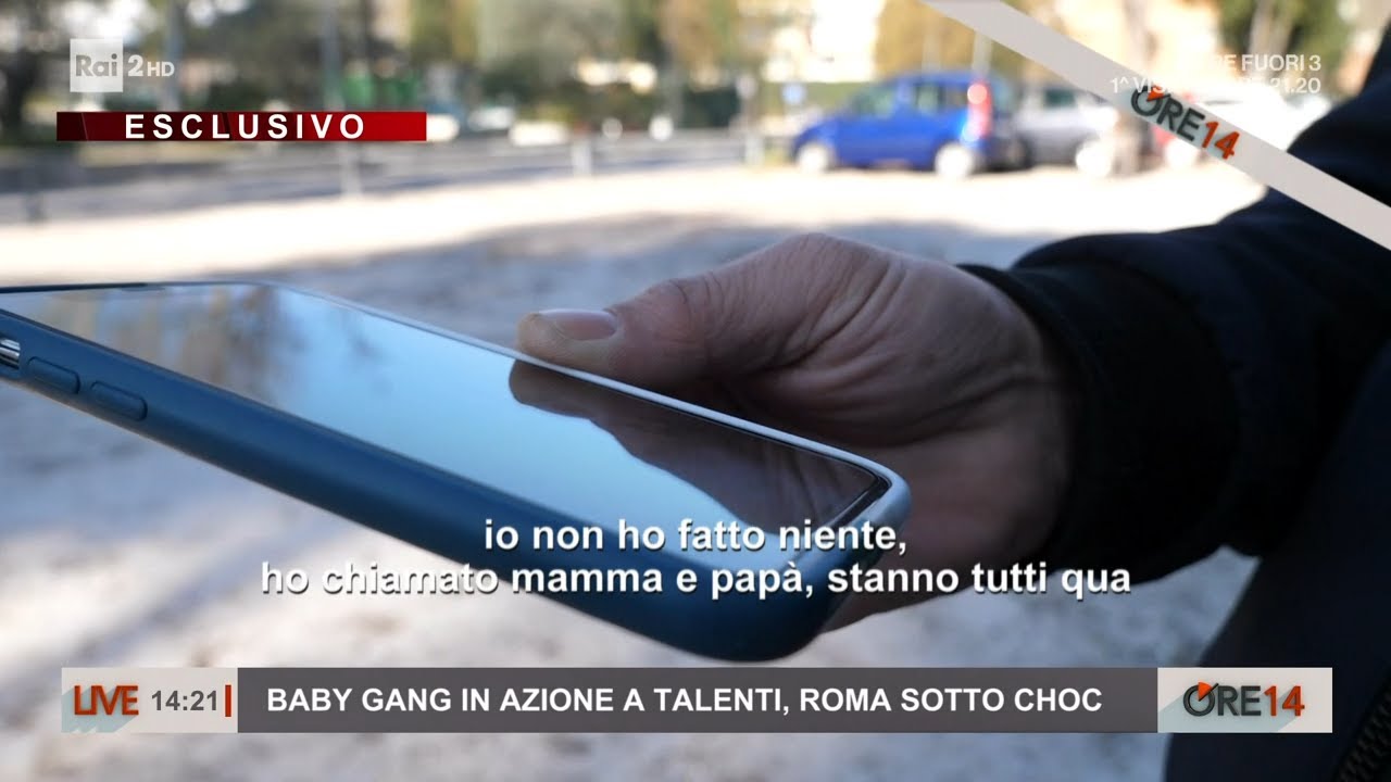 Baby gang in azione a talenti, Roma sotto choc - Ore 14 del 15/02/2023