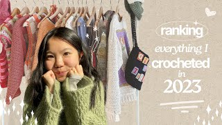 ranking everything I crocheted in 2023!!! │ Wool and Buggers