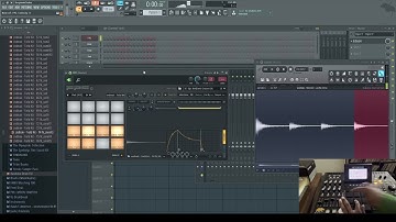 Making a beat with the MPC 5000 and FL Studio DAW || hardware + software workflow example
