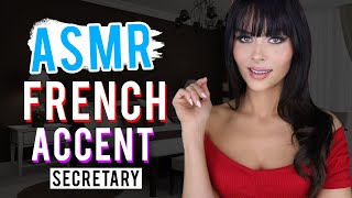 ASMR FRENCH ACCENT SECRETARY