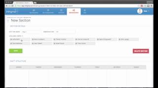 Intrigma Scheduler: How to Add Sections