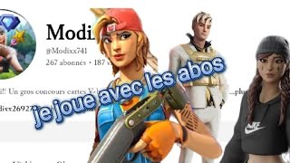 🔴Go avoir les 300 abos rush diamant ll je Joue avec les abos  #frfortnite #ranked #modixx #ad🔴