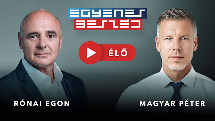 Magyar Péter az Egyenes Beszédben: „nagy lesz a verseny, nem biztos, hogy én például odaférek”